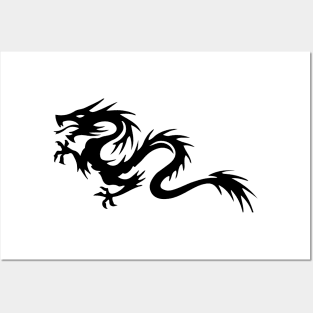 Tribal Dragon Posters and Art